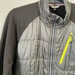 Smartwool Corbet 120 Wool Blend Jacket Mens Medium Zip Front Layer Trail Wear